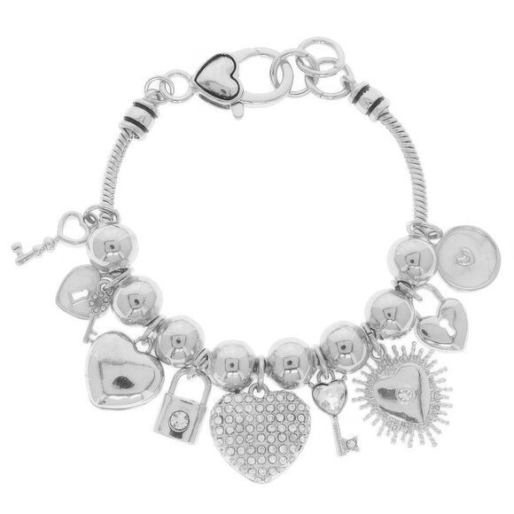 Key And Lock Charm Bracelet - Picture 2 of 2